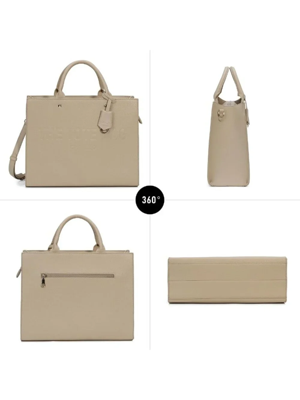 Stylish Tote Bag for Women - Versatile Top Handle Satchel Purse with Shoulder
